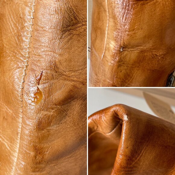 BED STU Tess Tan Rustic Leather Tall Riding Boots BedStu Size 7 - Picture 7 of 16